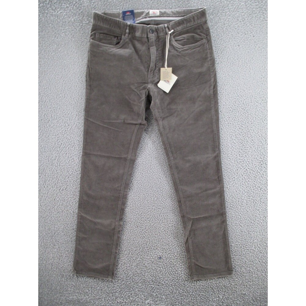 Faherty Men's Corduroy Pants in Taupe